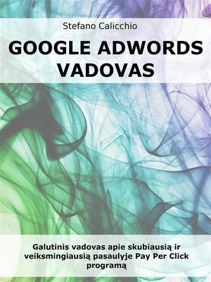 cover image of Google Adwords vadovas